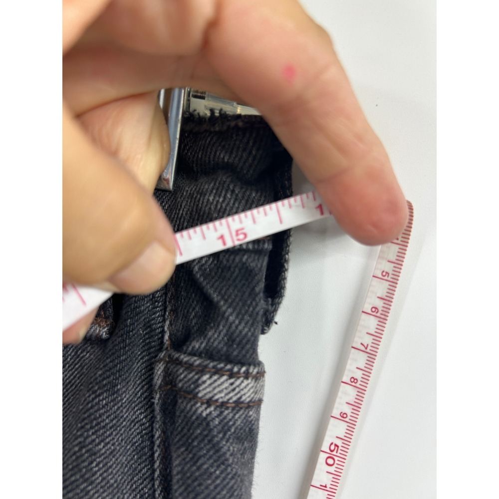 OneTeaspoon Saints Jeans Womens Black Excellent Distressed Drop Crotch Size 26 - Picture 6 of 11